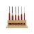 (Bild für) Splintentreiber-Satz, 6-tlg, Holzständer