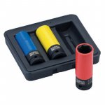 (Bild für) 1/2" Kraft-Steckschlüssel-Satz, 3-tlg, 6kant, 17, 19, 21 mm