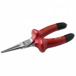 (Bild für) Rundzange, ergo, verchromt, isoliert, 160 mm