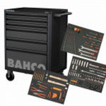 (Bild für) Campaign Werkstattwagen, 26", 6 Schubladen, schwarz, inklusive Werkzeugsortiment, 214-tlg