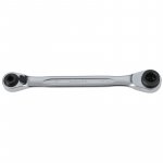 (Bild für) Vierfach-Knarren-Ringschlüssel, 4-5 + 6-7 mm