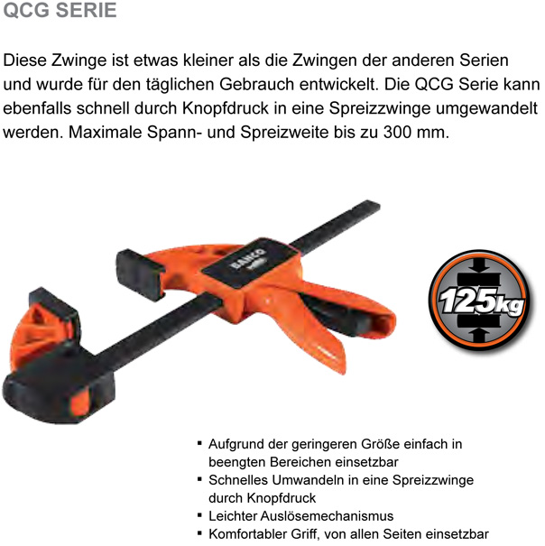 Schnellzwingen Serie QCG