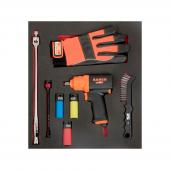 2/3 Einlage, 1/2" Mini-Schlagschrauber & Zubehör, 9-tlg