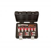 Umschalt-Durchsteckknarren-Satz mit Gelenkkopf, 12-tlg