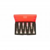 1/2" Schraubendreher-Einsätze, 6kant, 9-tlg