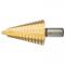 Stufenbohrer, 1/2"(12,7 mm), Bohrlöcher 5-35 mm, 13 Stufen