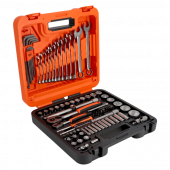 1/4 “ & 1/2“ Steckschlüsselsatz,  98-teilig mit Gurt