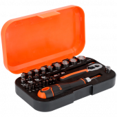 1/4" und 3/8" Steckschlüssel- und Bit-Satz, 51-teilig