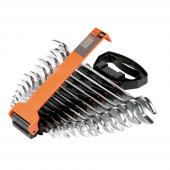 Doppelmaulschlüssel-Satz, 12-tlg, Kunststoffhalter