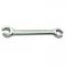 Offener Doppelringschlüssel, 12kant, 15° abgewinkelt, SW 14x17 mm