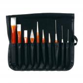 Meißel-Körner-Splintentreiber-Satz, 10-tlg, Kunststofftasche