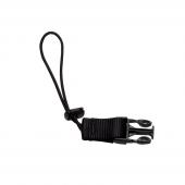 Schnellverschluss mit Schlaufe für Sicherungsleine 