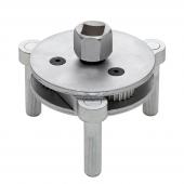 Dreiarmiger Ölfilter-Schlüssel, magnetisch, Ø 110-142 mm, 1/2"