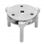 Dreiarmiger Ölfilter-Schlüssel, magnetisch, Ø 55-72 mm, 1/2" + 3/8"