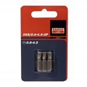 1/4" Bits, 25 mm, Schlitz, 5.5 x 0.8 mm, 3er Pack