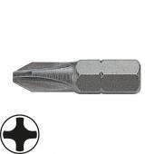 1/4" Bits, 25 mm, PH 0, 10er Pack