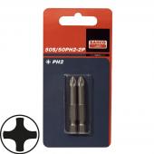1/4" Bits, 50 mm, PH 3, 2er Pack