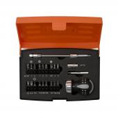 Bit-Ratschen-Schraubendreher-Satz, kurz, 22-tlg