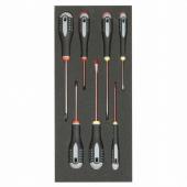 1/3 Einlage, Schraubendreher, Schlitz + PH, 7-tlg