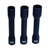 1/2" Spezial Steckschlüssel-Einsatz zum Lösen defekter Muttern oder Schraubköpfe, 17 mm, Länge 150 mm